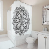 Rideaux De Douche Beau mandala (En situation)
