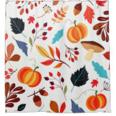 Rideaux De Douche Beau Motif d'automne (Devant)