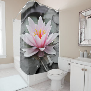Rideaux De Douche Beau nénuphar rose