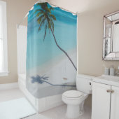 Rideaux De Douche Beau Paysage Marin (En situation)