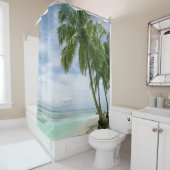 Rideaux De Douche Beau Paysage Marin (En situation)