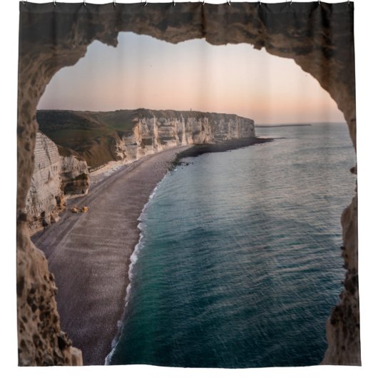 Rideaux De Douche Beau Paysage marin (Devant)