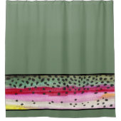 Rideaux De Douche Beau pêcheur de truites arc-en-ciel (Devant)