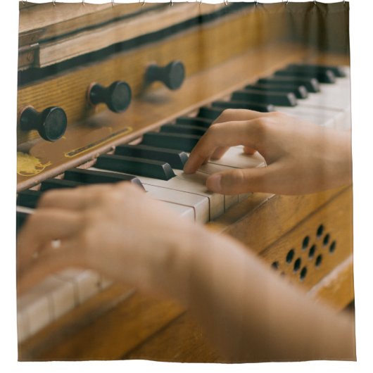 Rideaux De Douche Beau piano (Devant)