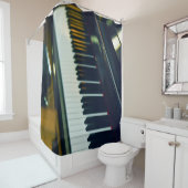 Rideaux De Douche Beau piano (En situation)