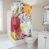 Rideaux De Douche Beau Rose (En situation)