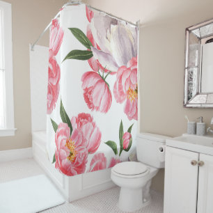 Rideaux De Douche Beau Rose