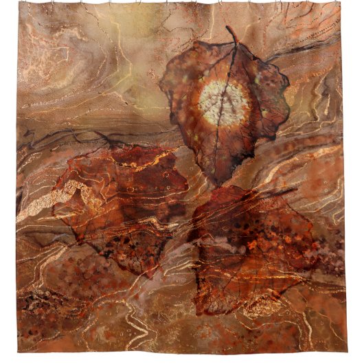 Rideaux De Douche Beau thème Automne (Devant)