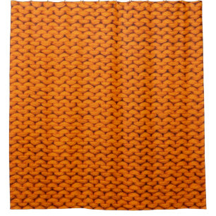 Rideaux De Douche beau tissu tricoté fait main jaune clair col