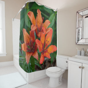 Rideaux De Douche Beauté des fleurs canadiennes, Orange Daylily