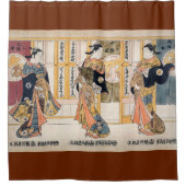 Rideaux De Douche Beauté des trois capitales triptyque (Devant)