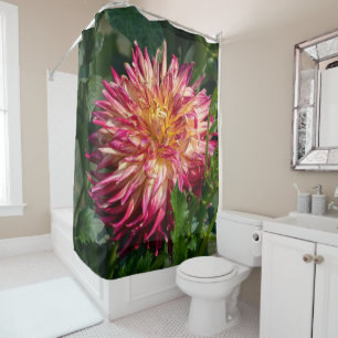 Rideaux De Douche Beauté florale canadienne, Chrysanthème orange