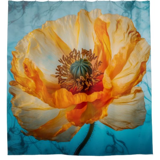 Rideaux De Douche Beauté orange (Devant)