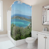 Rideaux De Douche Beauté Tropical Caribbean Beach Paradise Photo (En situation)