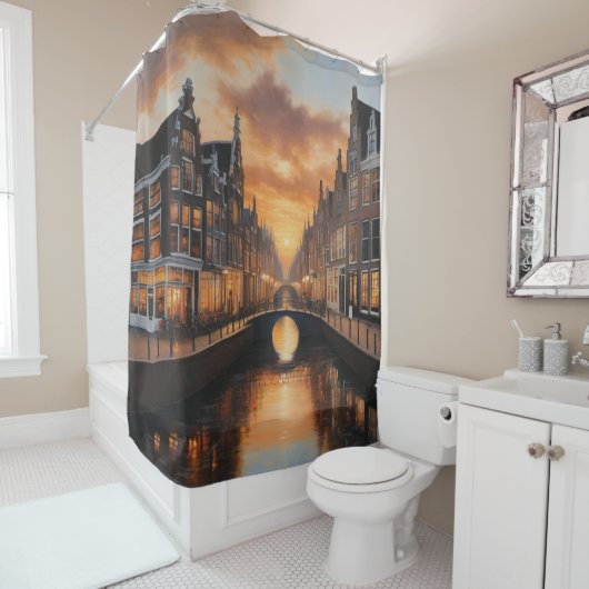 Rideaux De Douche BEAUX Delft (En situation)