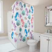 Rideaux De Douche Beaux Seahores (En situation)