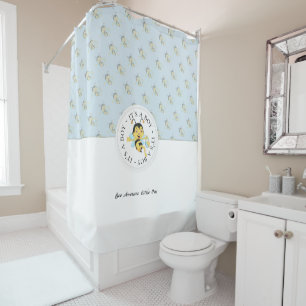 Rideaux De Douche Bébé génial Monogramme personnalisé