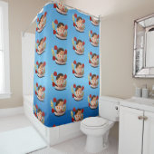 Rideaux De Douche Bébé Hérisson (En situation)