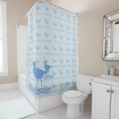 Rideaux De Douche Bécasseau à oiseaux de mer (En situation)