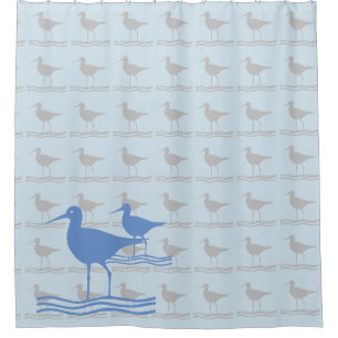 Rideaux De Douche Bécasseau à oiseaux de mer