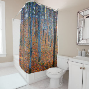 Rideaux De Douche Beech Grove, Gustav Klimt