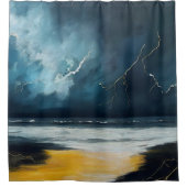 Rideaux De Douche Before The Storm – Abstract Seascape (Devant)