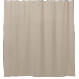 Rideaux De Douche Beige neutre - Tan - Couleur solide Brown 035-75-0