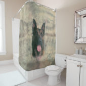 Rideaux De Douche Belge Malinois - berger belge - Maligator (En situation)