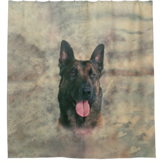 Rideaux De Douche Belge Malinois - berger belge - Maligator (Devant)