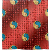 Rideaux De Douche Bélier et tigre d'eau (Devant)