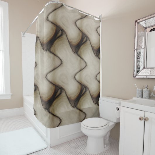 Rideaux De Douche Belle abstraction laisse une impression durable (En situation)