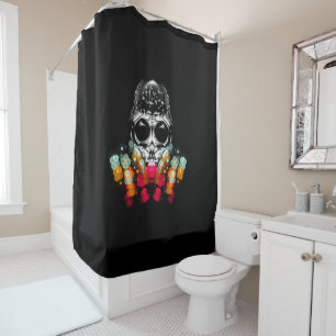 Rideaux De Douche Belle araignée automnale avec Casquette Dewdrop