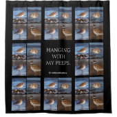 Rideaux De Douche Belle balançoire semi-palmée à la plage (Devant)