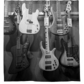 Rideaux De Douche Belle Basse Guitare (Devant)