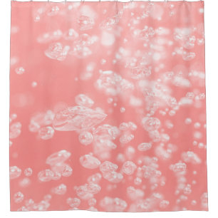 Rideaux De Douche Belle bulle d'air bokeh passe rose clair abstrait