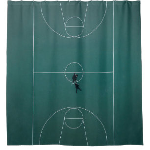 Rideaux De Douche Belle conception de basket-ball