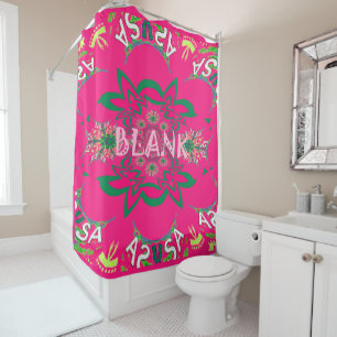 Rideaux De Douche Belle Extraordinaire Belle Blank Feminine rose