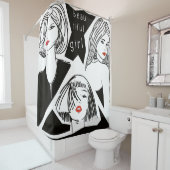Rideaux De Douche belle fille (En situation)