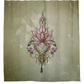 Rideaux De Douche Belle fleur de lotus (Devant)