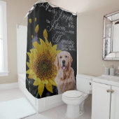 Rideaux De Douche belle fleur Golden Retriever (En situation)