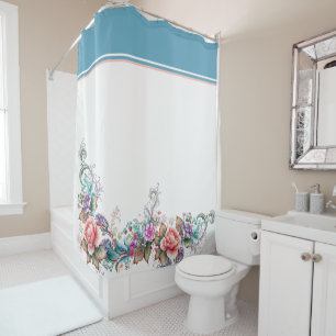 Rideaux De Douche Belle florale