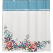 Rideaux De Douche Belle florale (Devant)