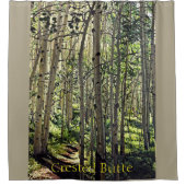 Rideaux De Douche Belle Grove d'Aspen Trees en Butte Crested (Devant)