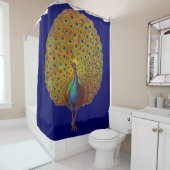 Rideaux De Douche belle impression de paon victorien (En situation)