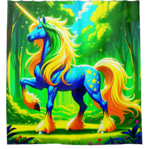 Rideaux De Douche Belle licorne