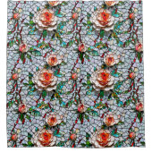 Rideaux De Douche Belle Mosaïque de Faux (Devant)