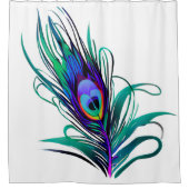 Rideaux De Douche Belle plume de paon (Devant)