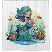 Rideaux De Douche Belle sirène (Devant)