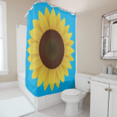 Rideaux De Douche Belle tournesol d'été (En situation)