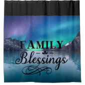 Rideaux De Douche Belles Bénédictions de la famille Aurora (Devant)